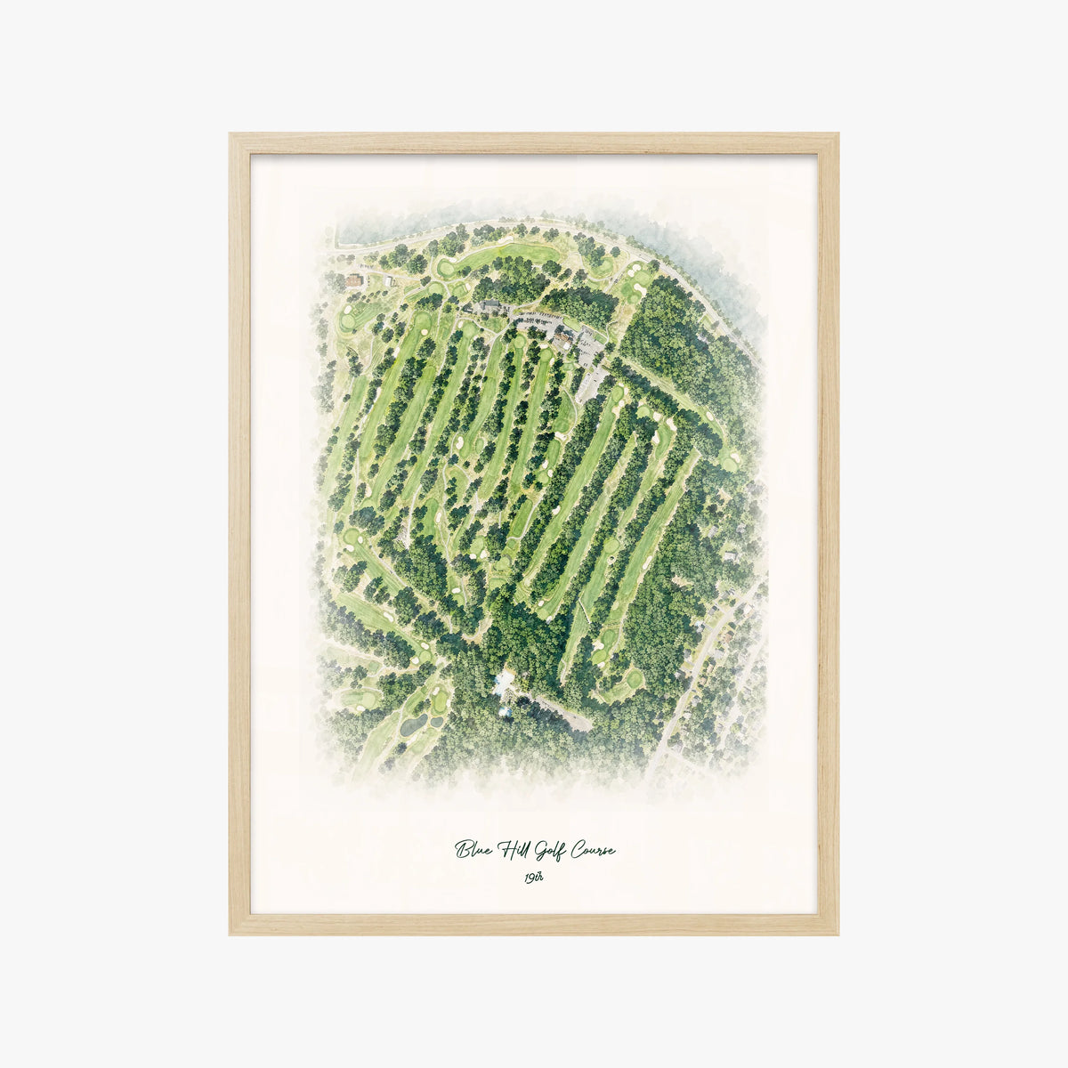 Blue Hill Golf Course wood frame