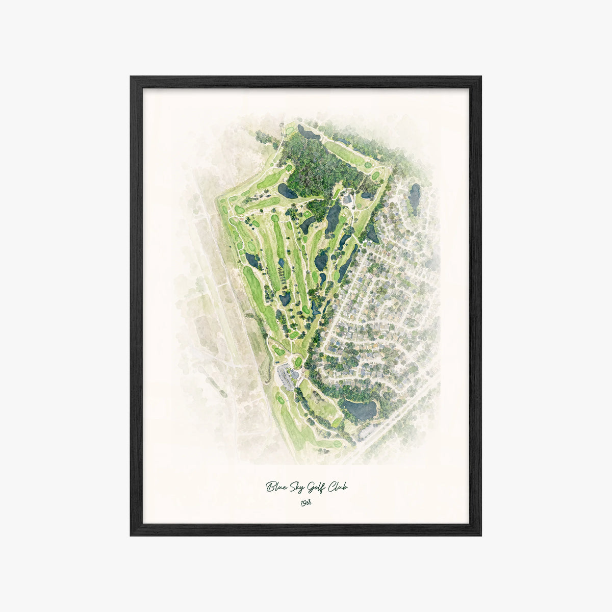 Blue Sky Golf Club black frame
