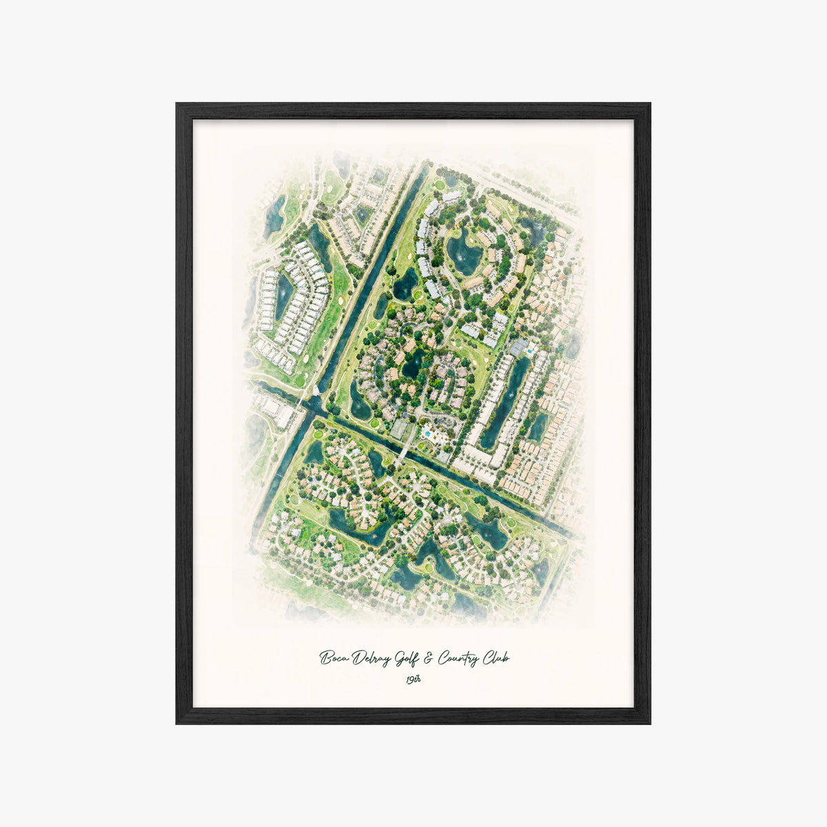 Boca Delray Golf & Country Club black frame