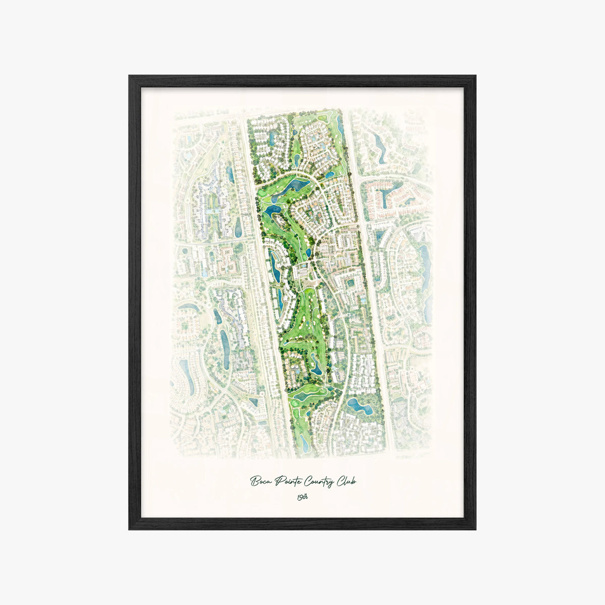 Boca Pointe Country Club black frame