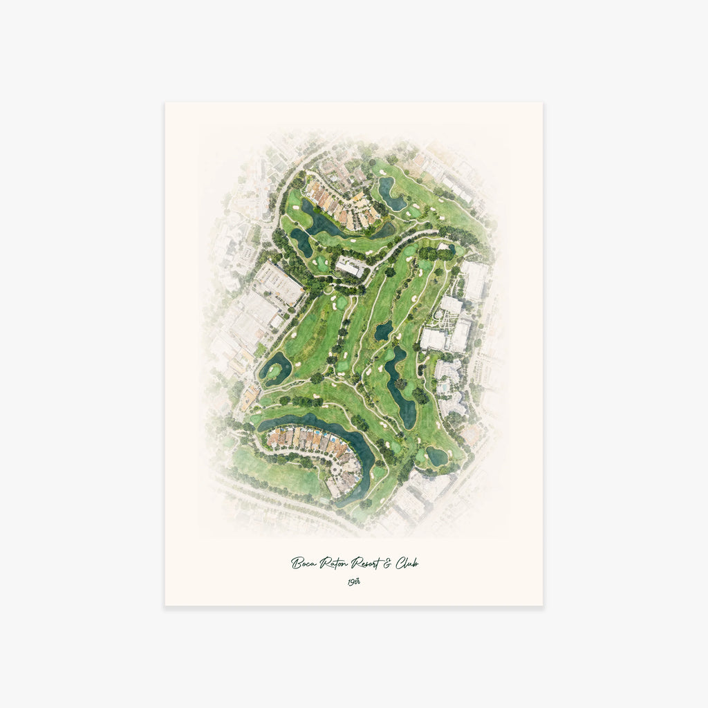 Boca Raton Resort & Club printed artwork