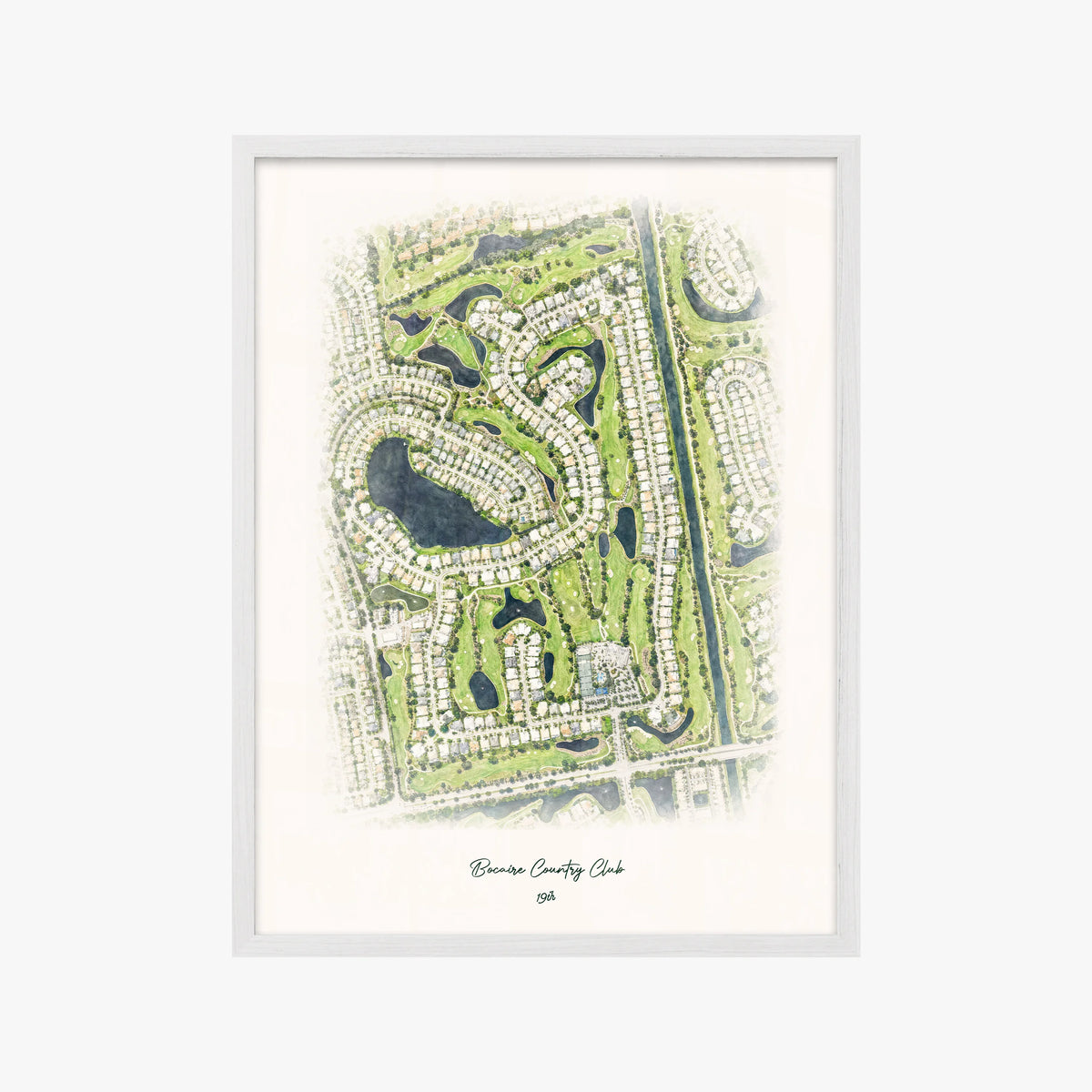 Bocaire Country Club white frame