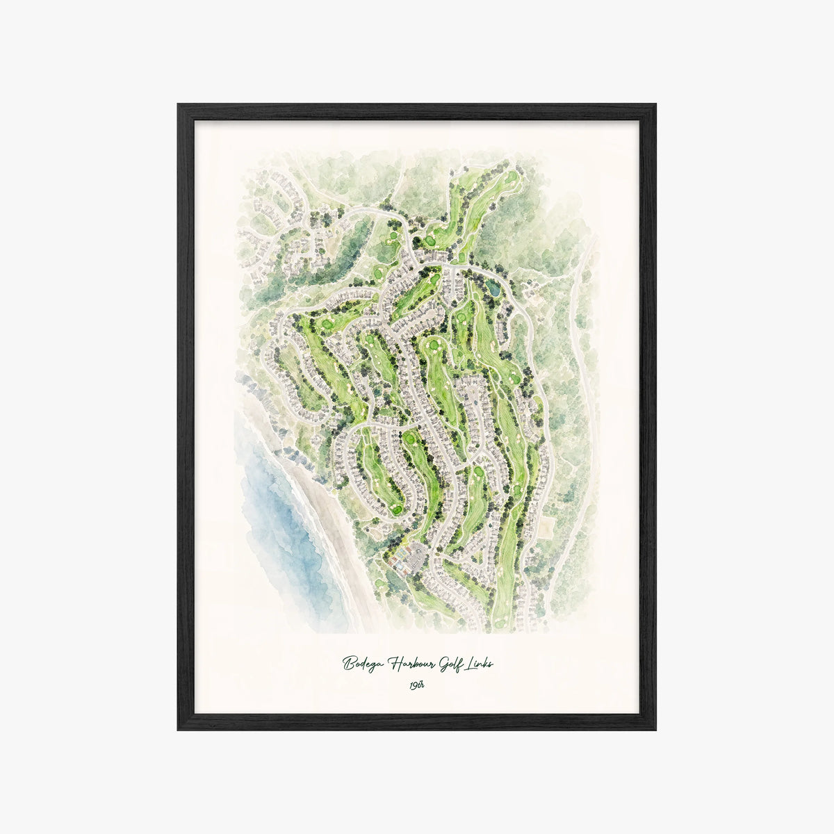 Bodega Harbour Golf Links black frame