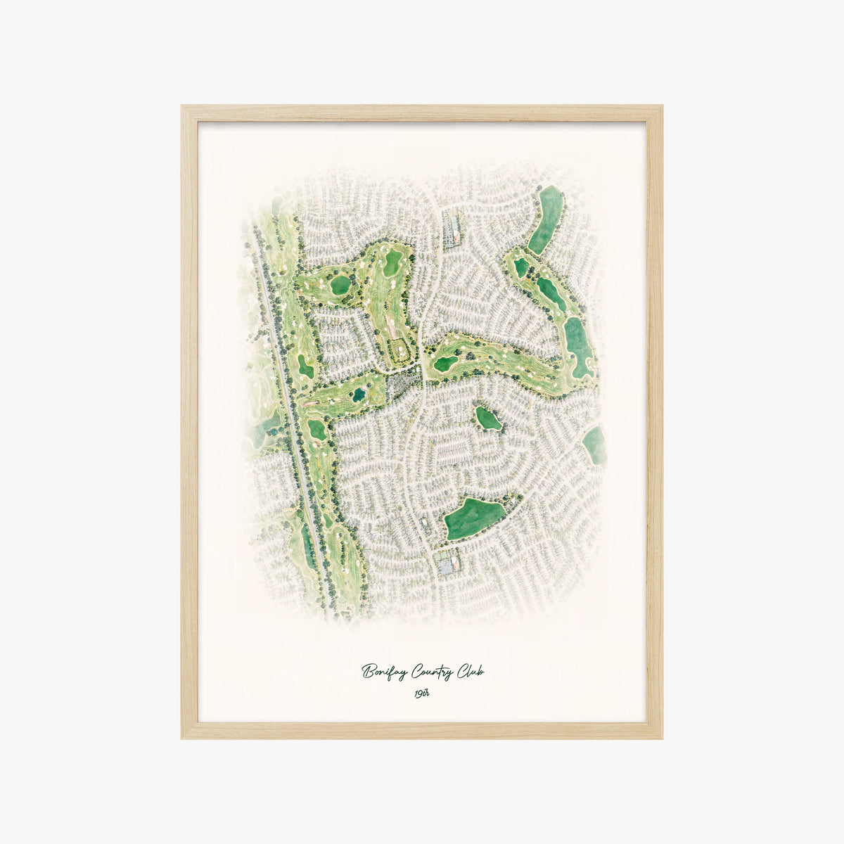 Bonifay Country Club wood frame