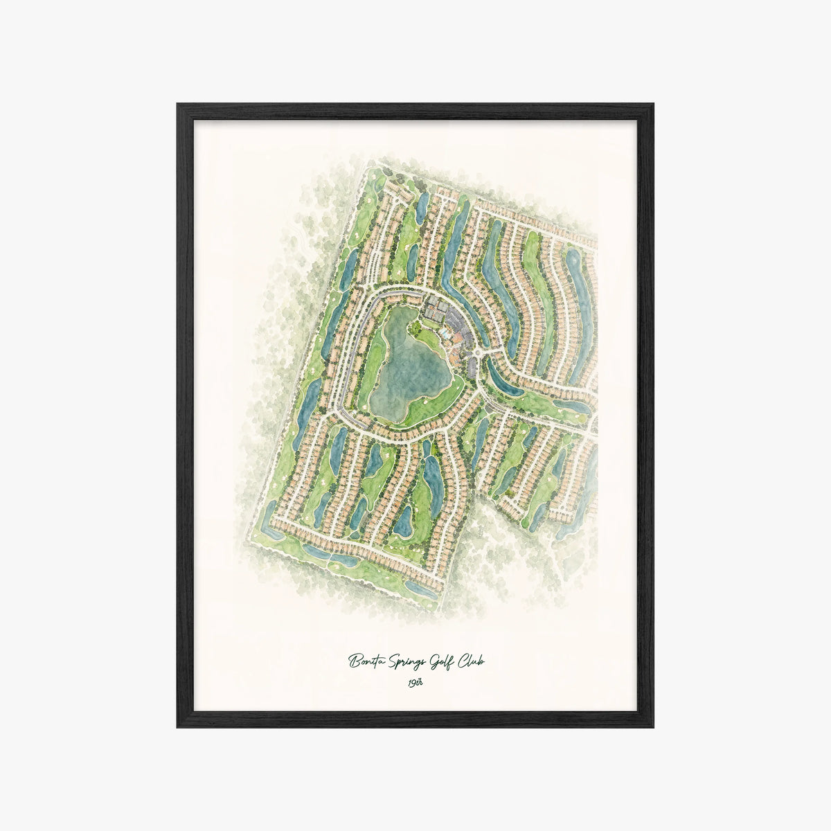 Bonita Springs Golf Club black frame