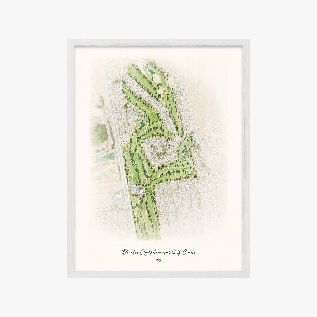 Boulder City Municipal Golf Course white frame
