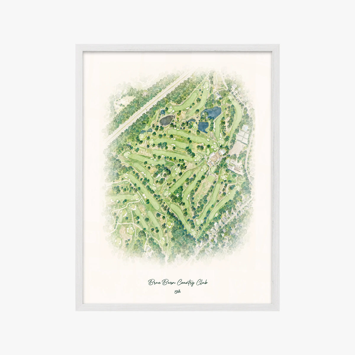 Brae Burn Country Club white frame