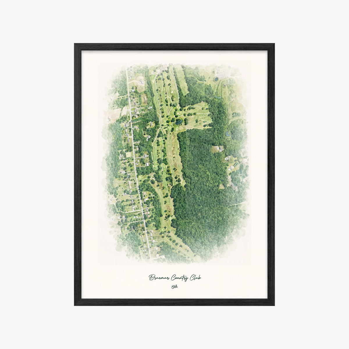 Braemar Country Club black frame