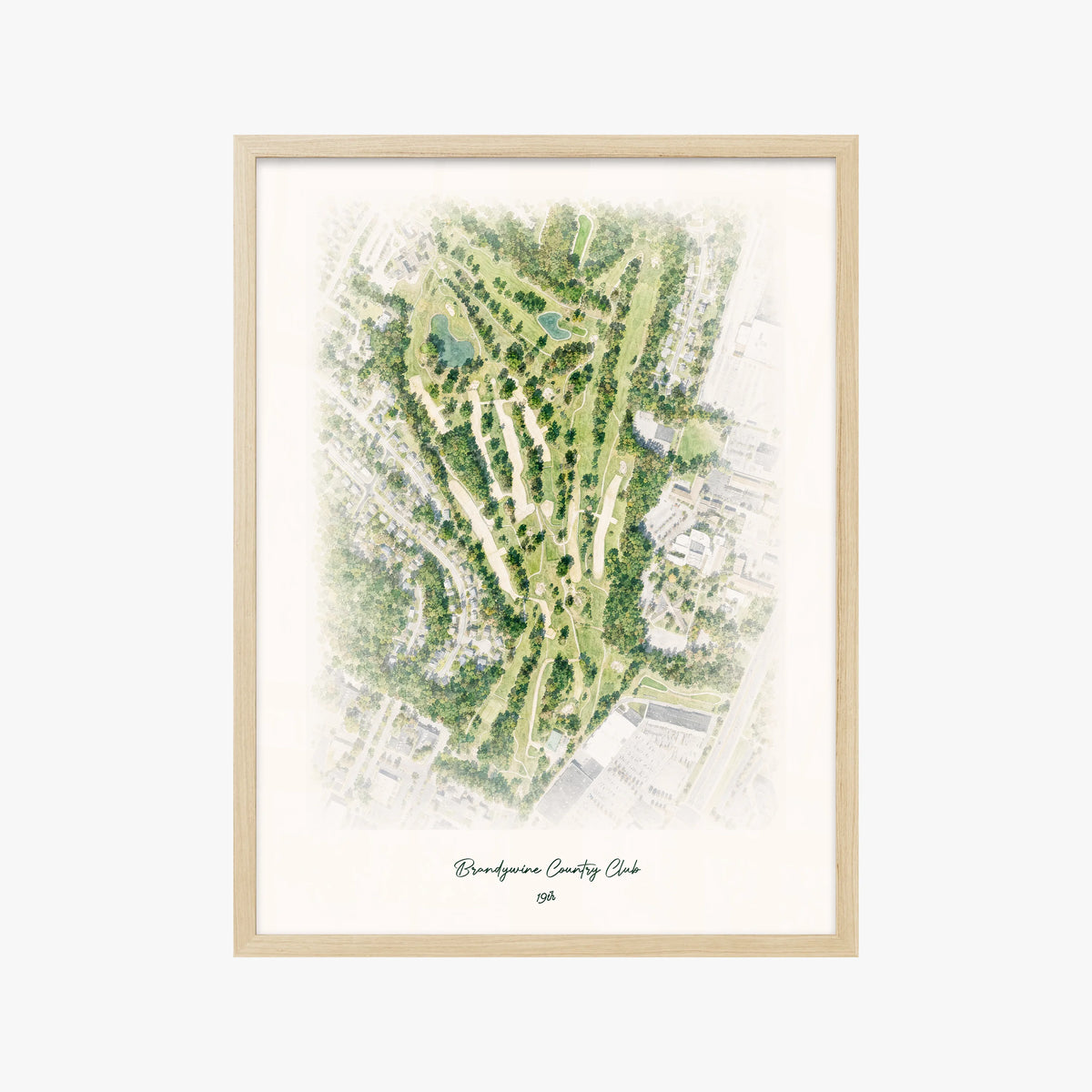 Brandywine Country Club wood frame