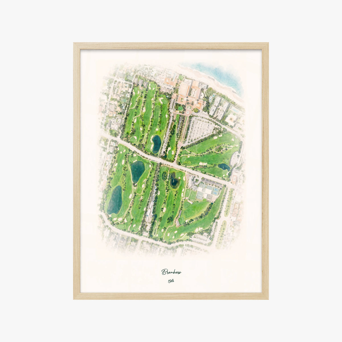 Breakers wood frame