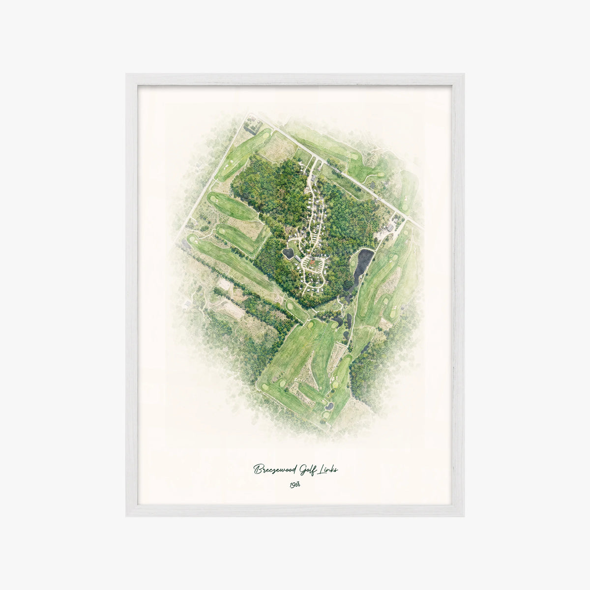 Breezewood Golf Links white frame