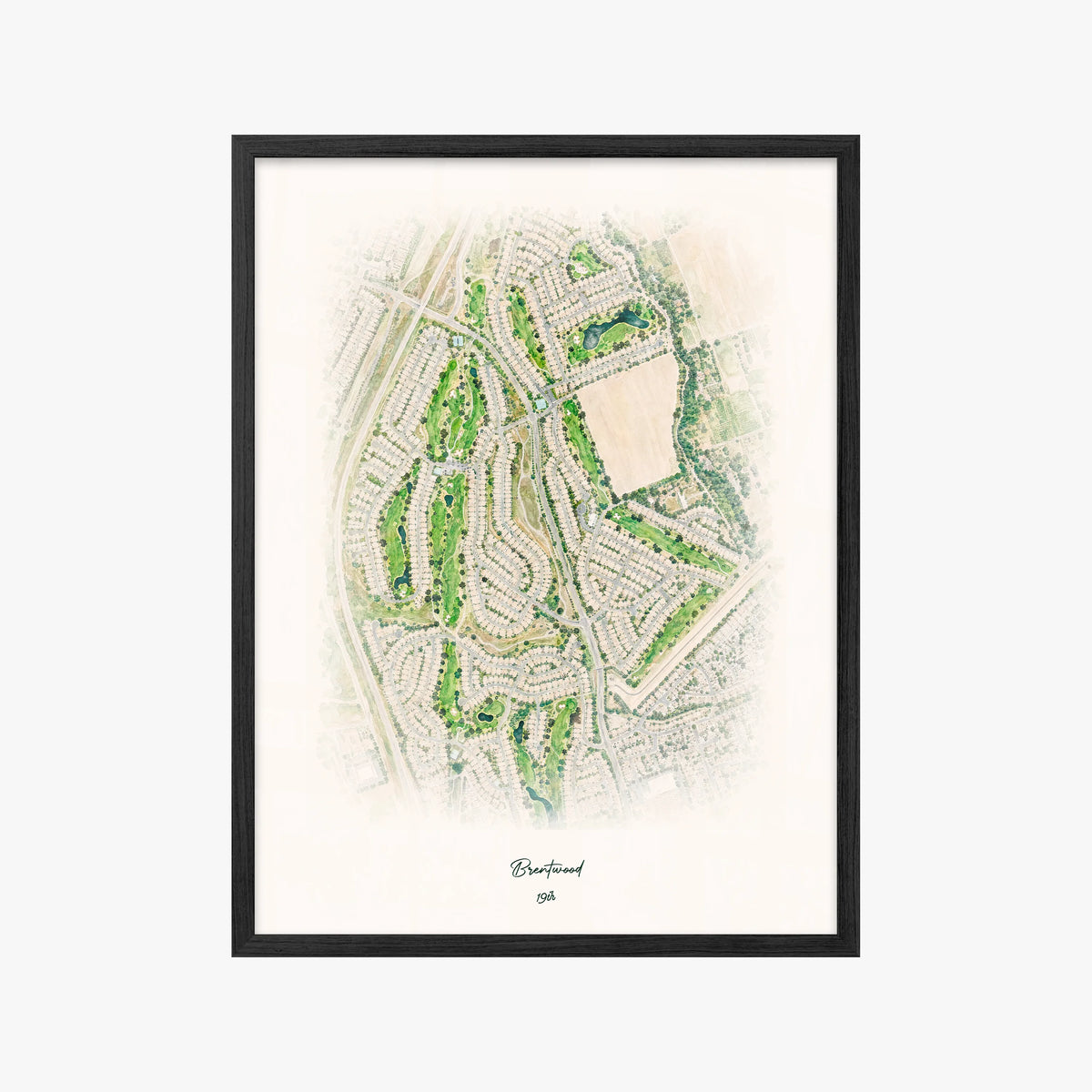 Brentwood black frame