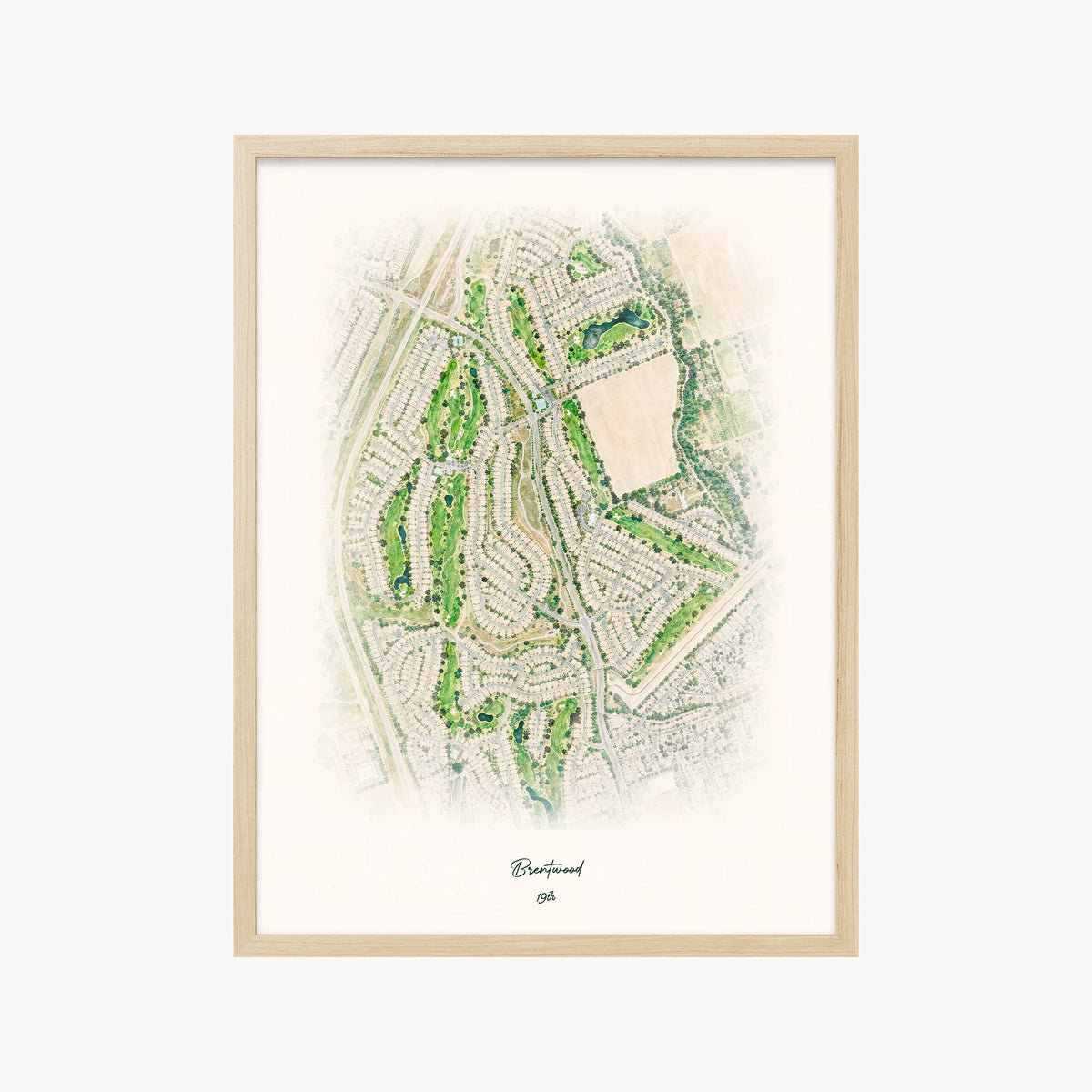 Brentwood wood frame