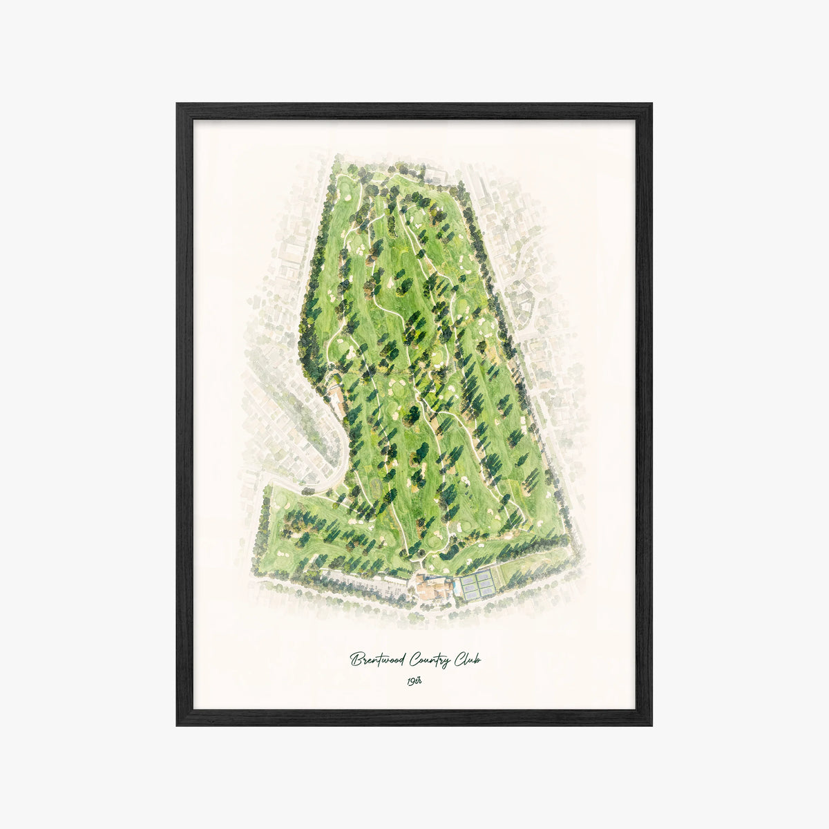 Brentwood Country Club black frame