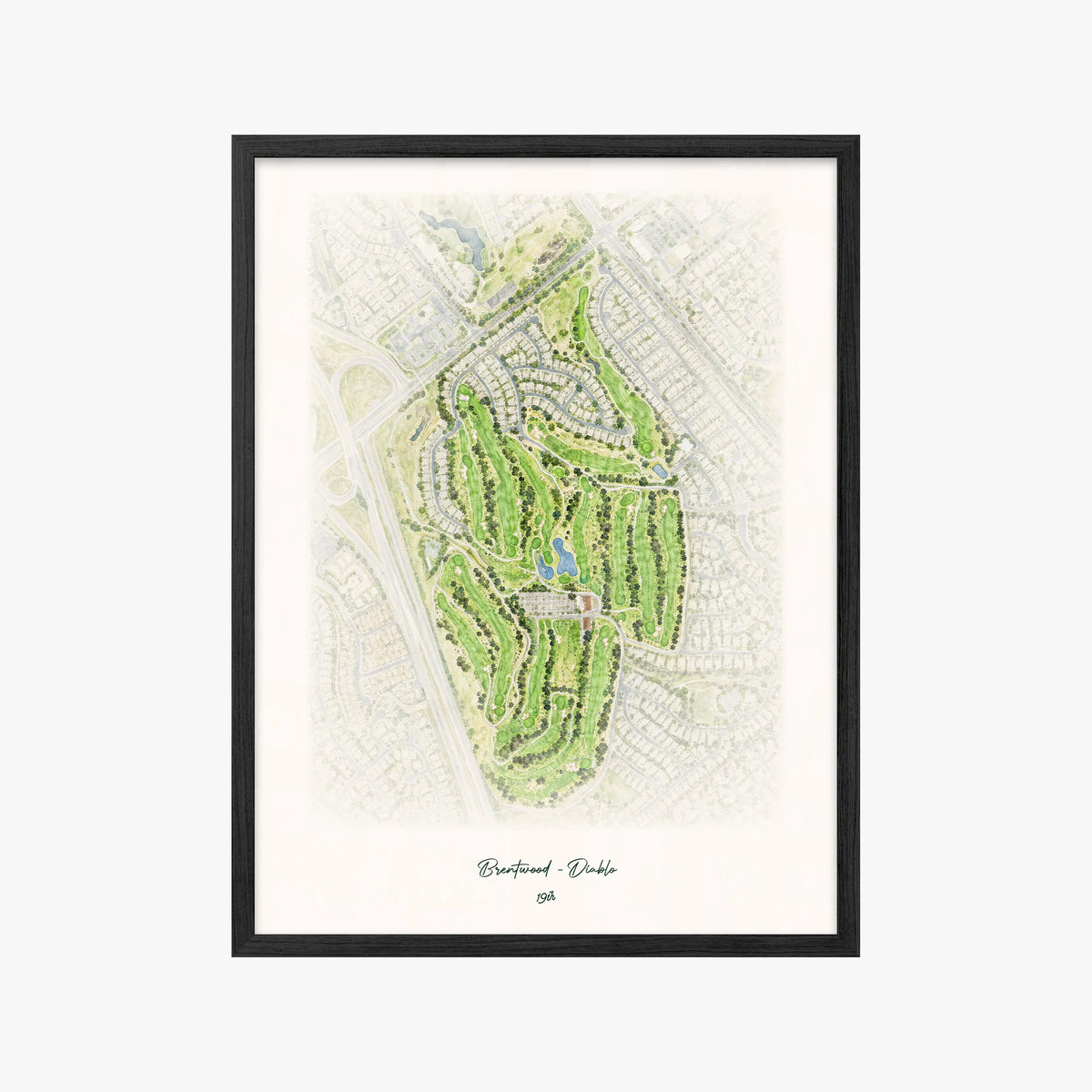 Brentwood - Diablo black frame