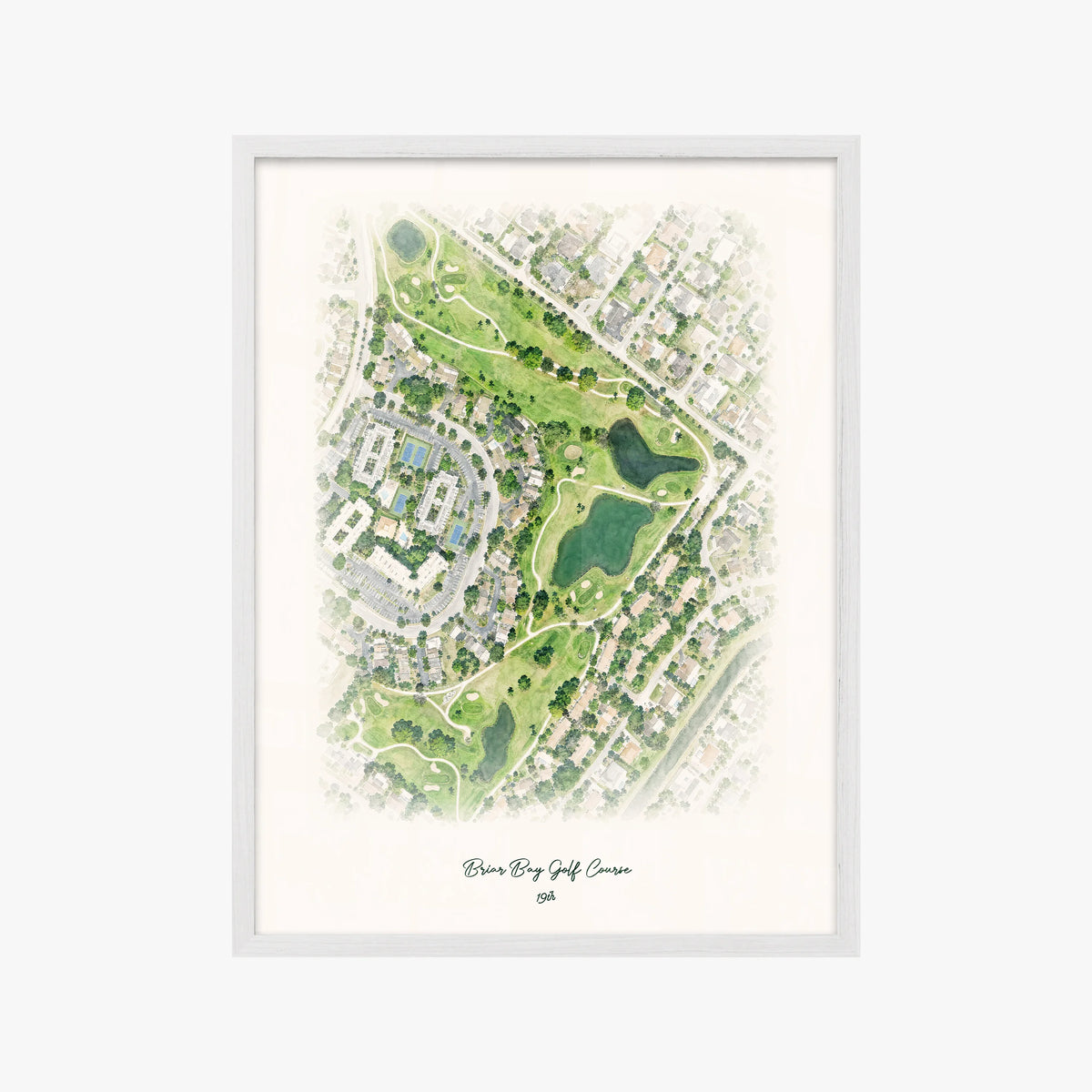 Briar Bay Golf Course white frame