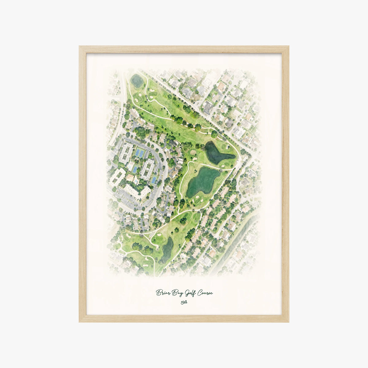 Briar Bay Golf Course wood frame