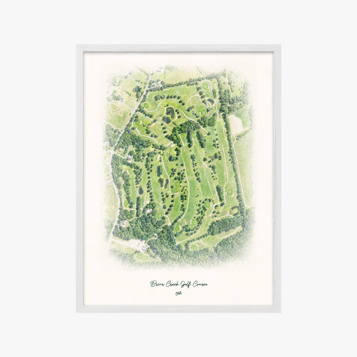 Briar Creek Golf Course white frame