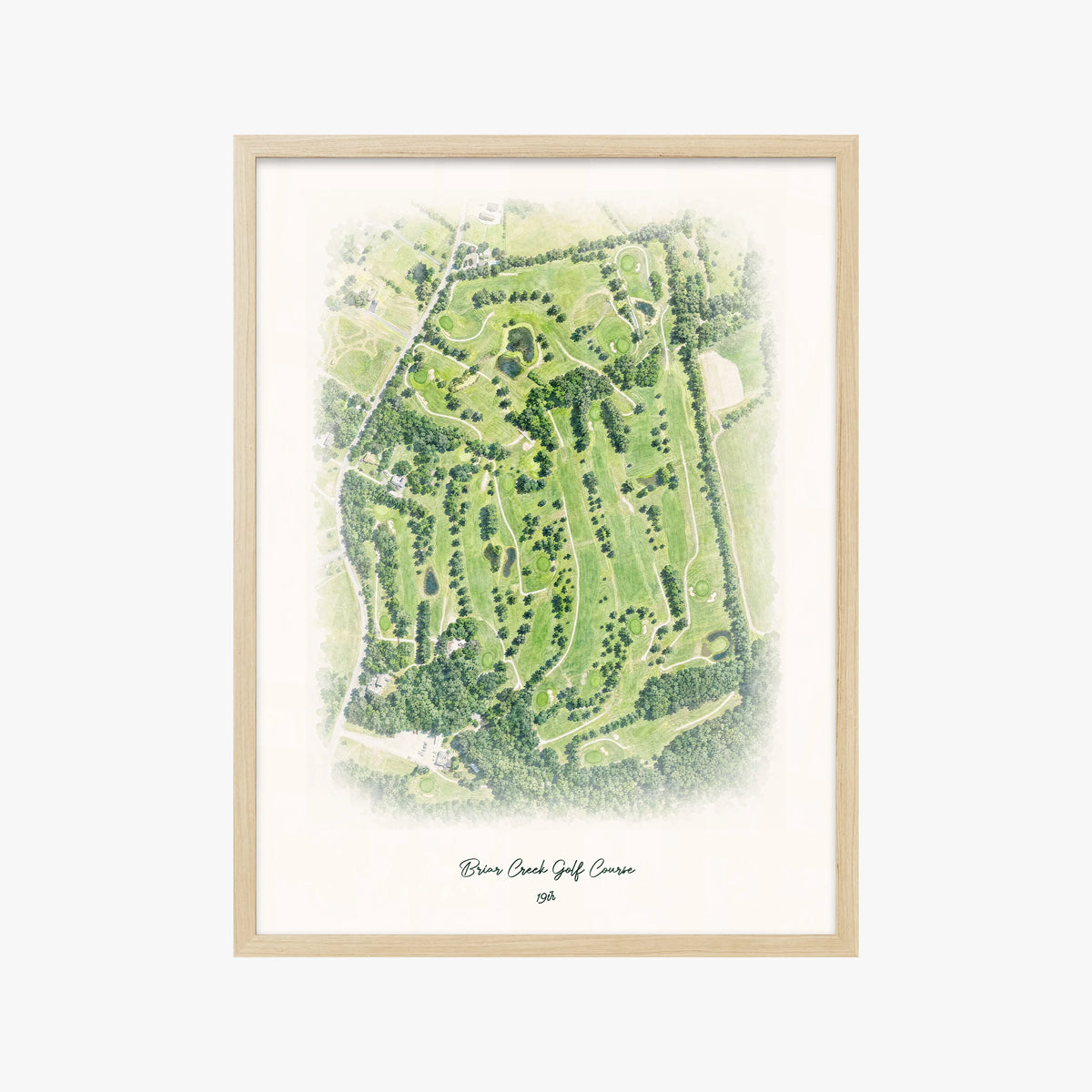 Briar Creek Golf Course wood frame