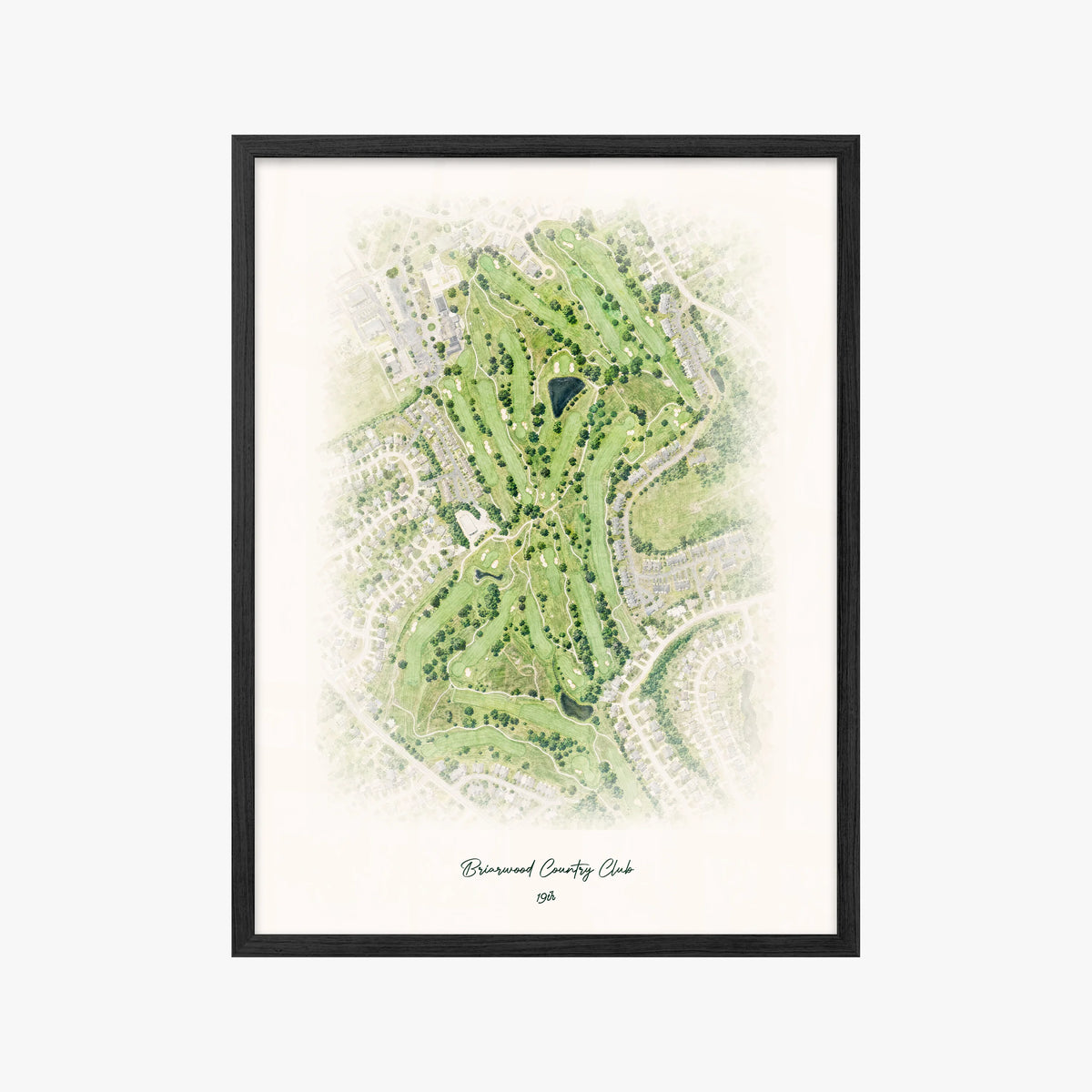 Briarwood Country Club black frame