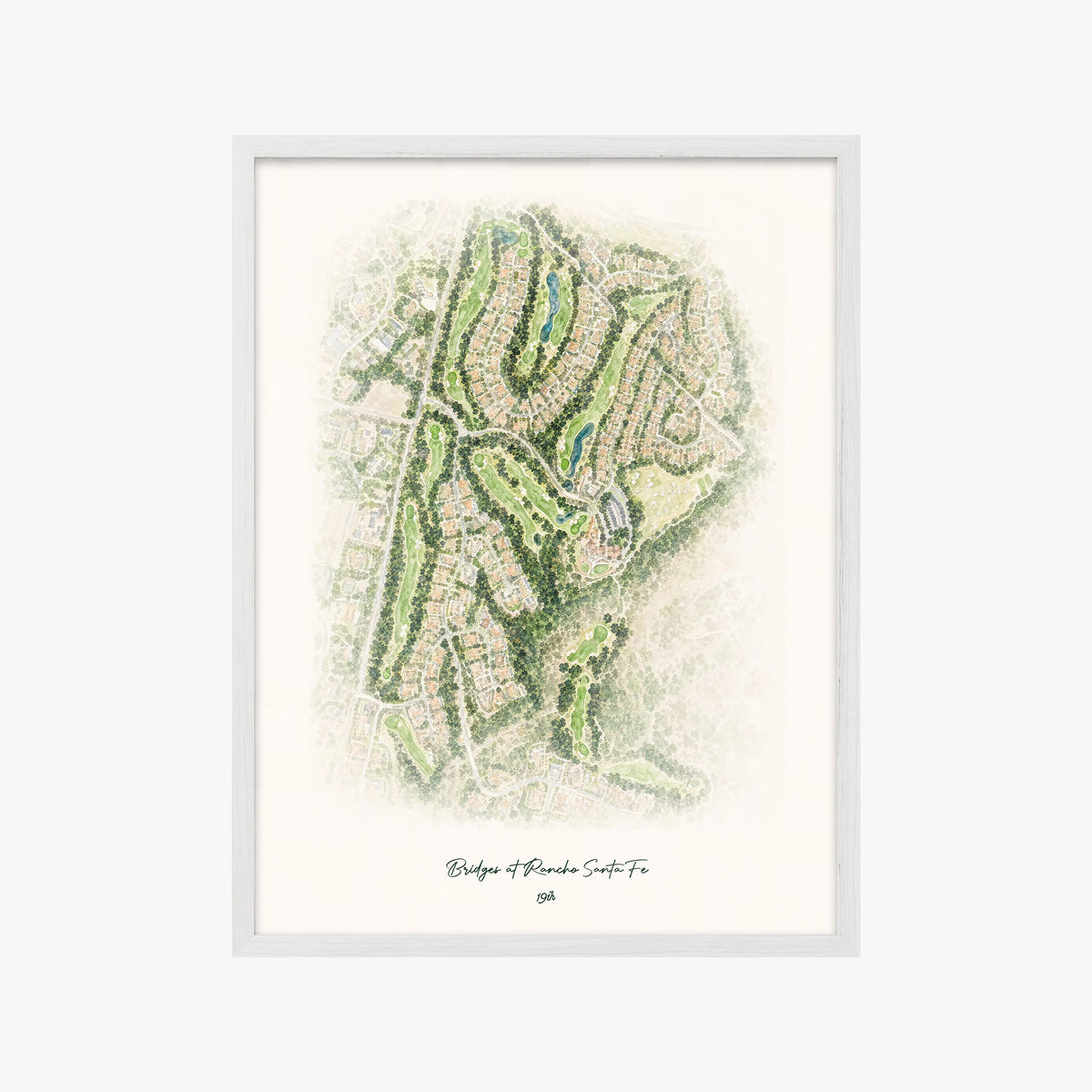 Bridges at Rancho Santa Fe white frame