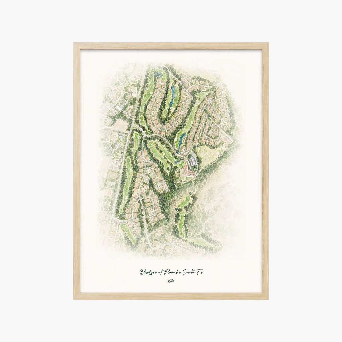 Bridges at Rancho Santa Fe wood frame