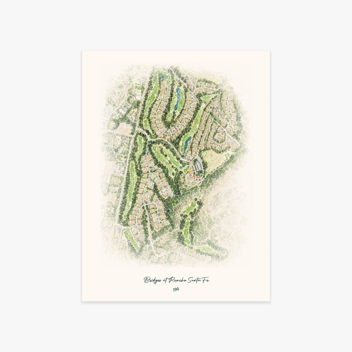 Bridges at Rancho Santa Fe printed artwork