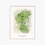 Brighton Park Golf Course white frame