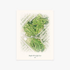 Brighton Park Golf Course printed artwork
