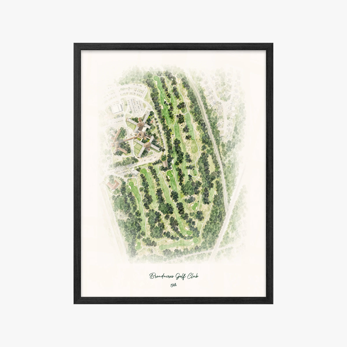 Broadacres Golf Club black frame