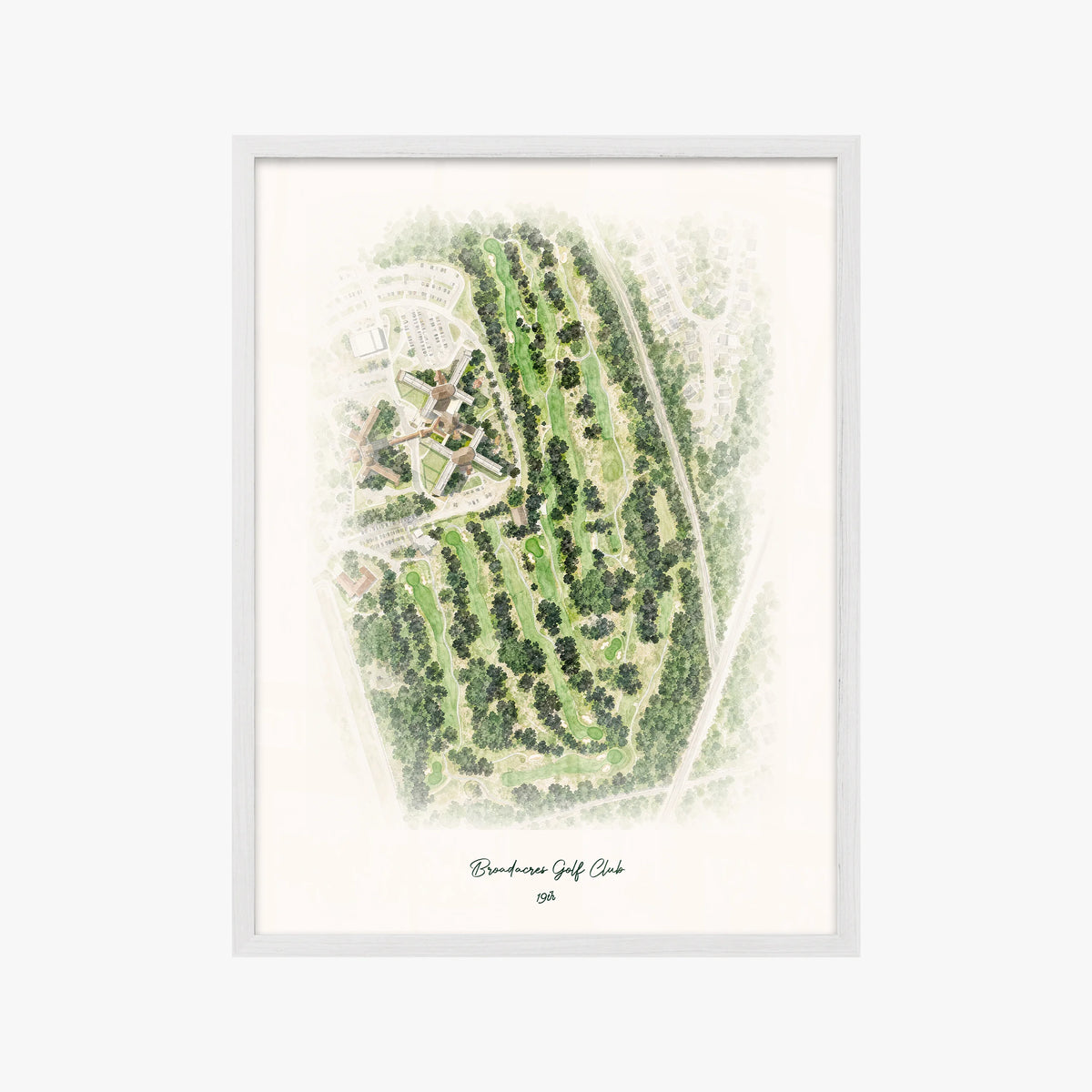 Broadacres Golf Club white frame