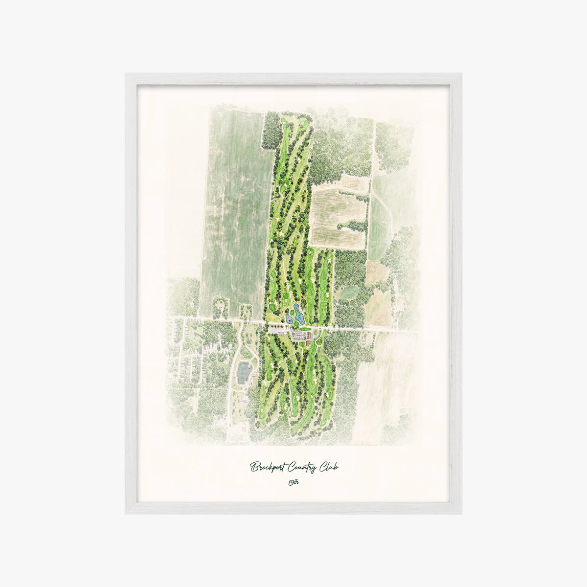 Brockport Country Club white frame
