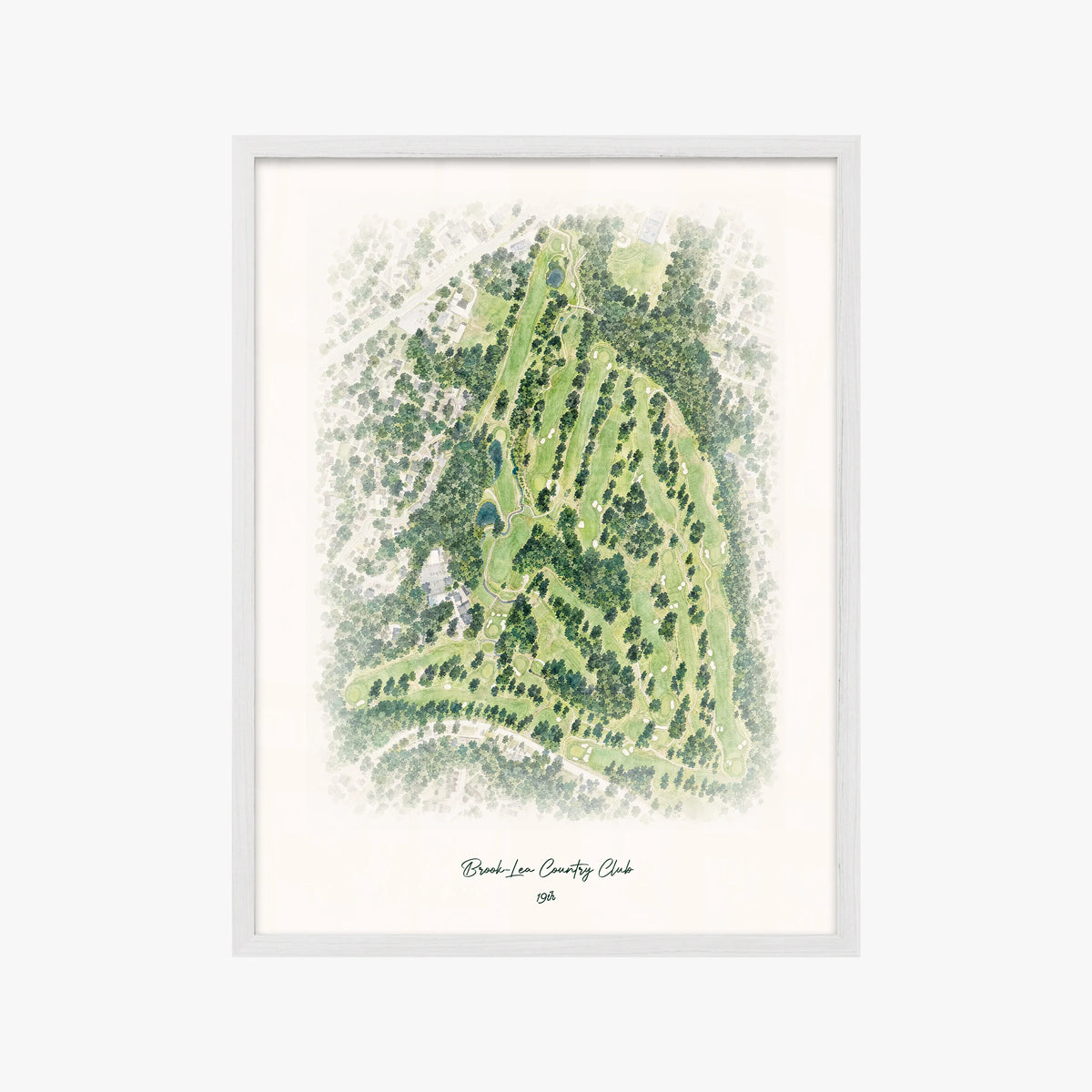 Brook-Lea Country Club white frame