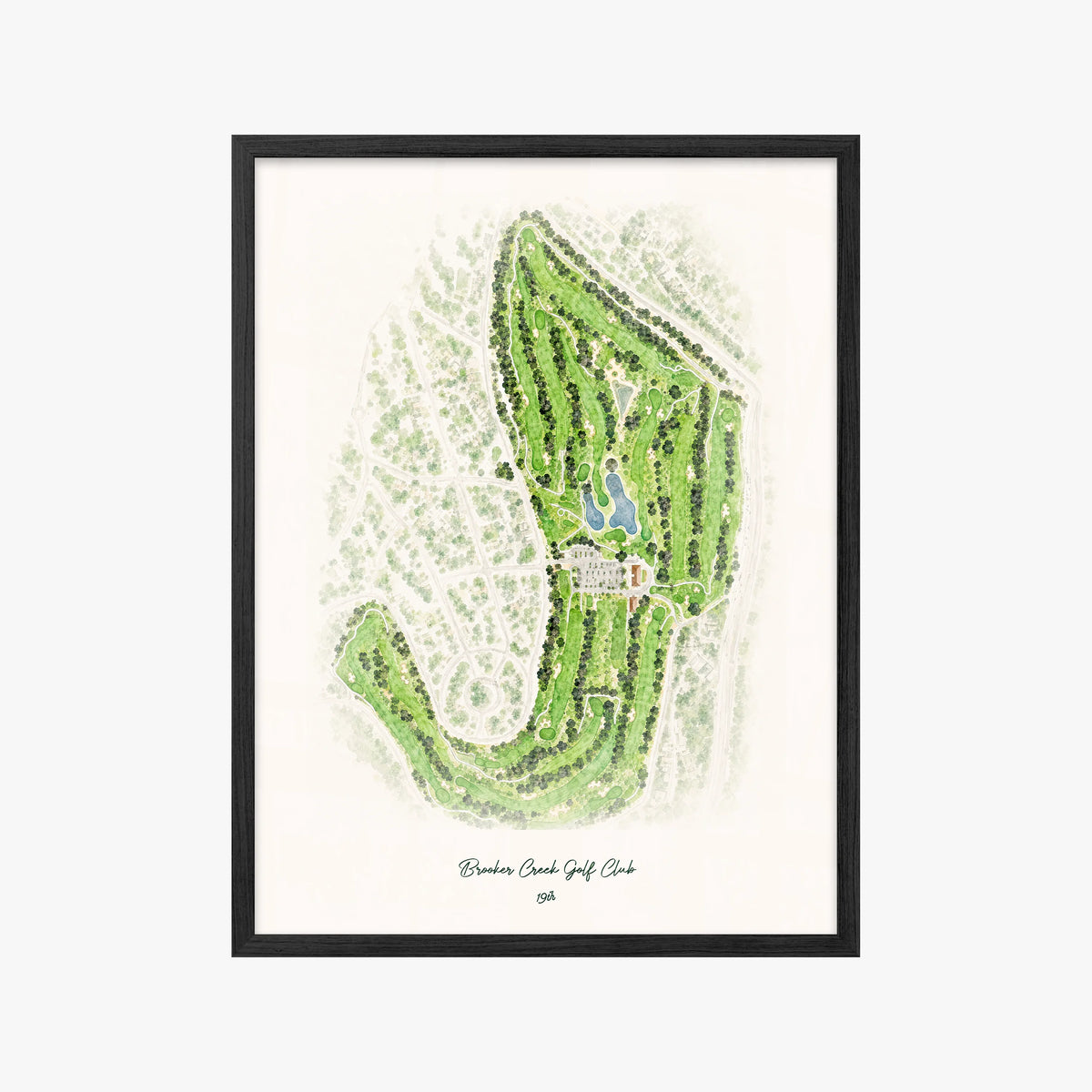 Brooker Creek Golf Club black frame