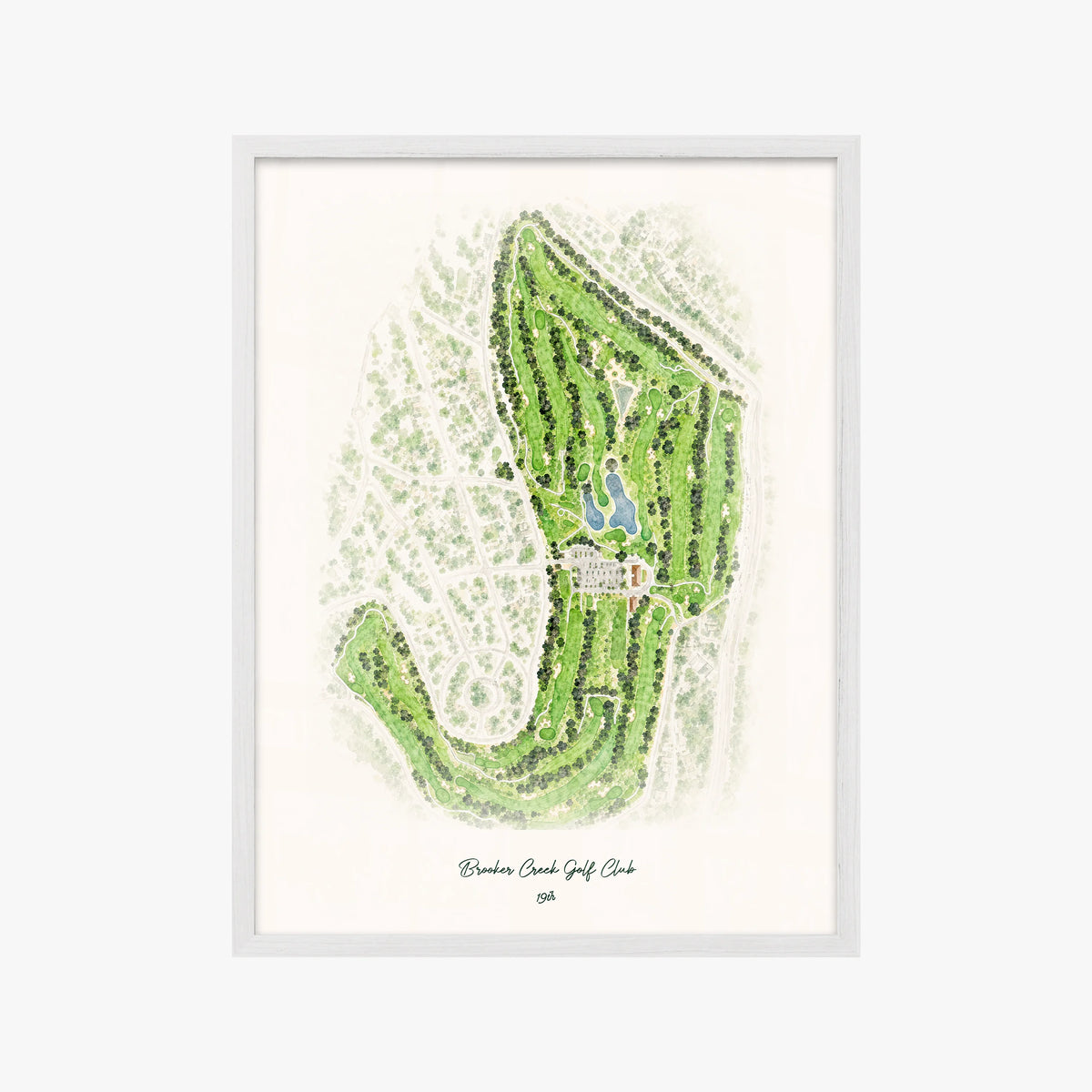 Brooker Creek Golf Club white frame