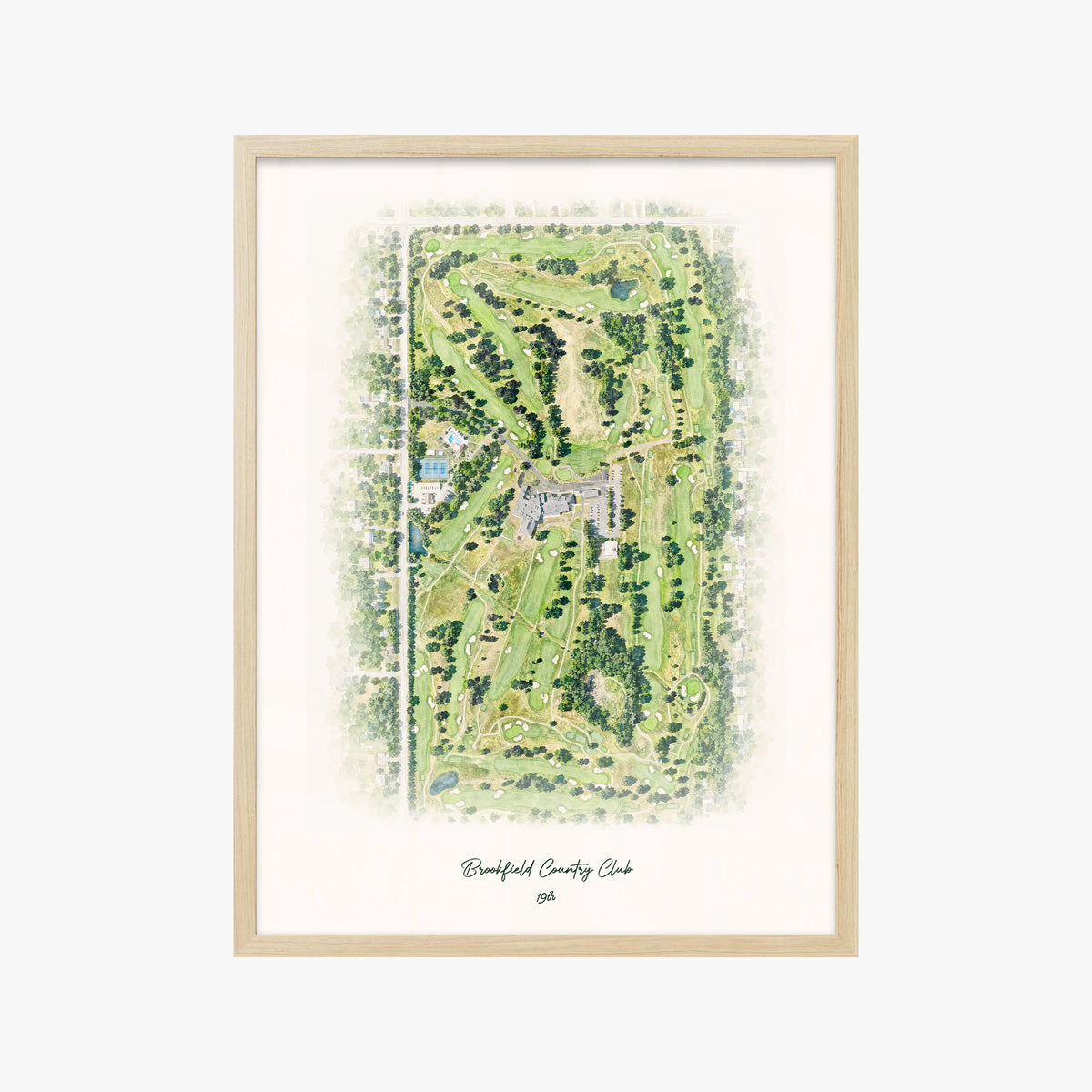 Brookfield Country Club wood frame