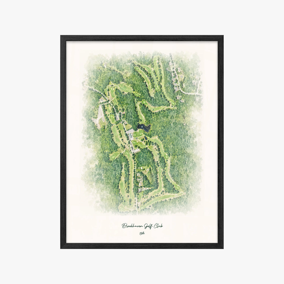 Brookhaven Golf Club black frame