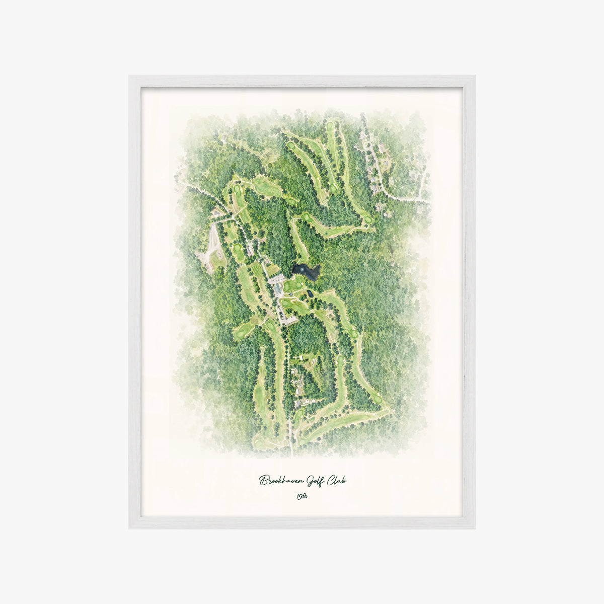 Brookhaven Golf Club white frame