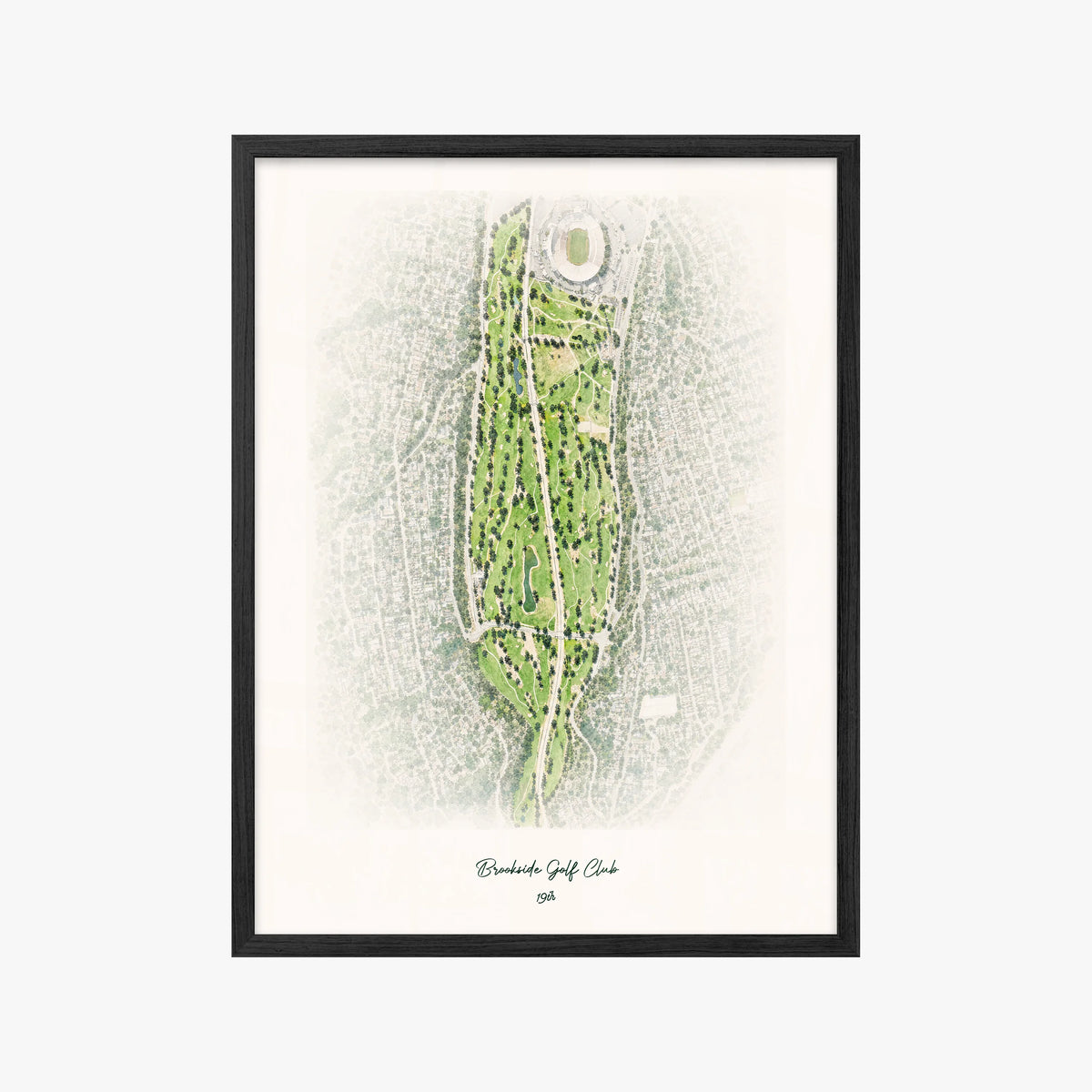 Brookside Golf Club black frame