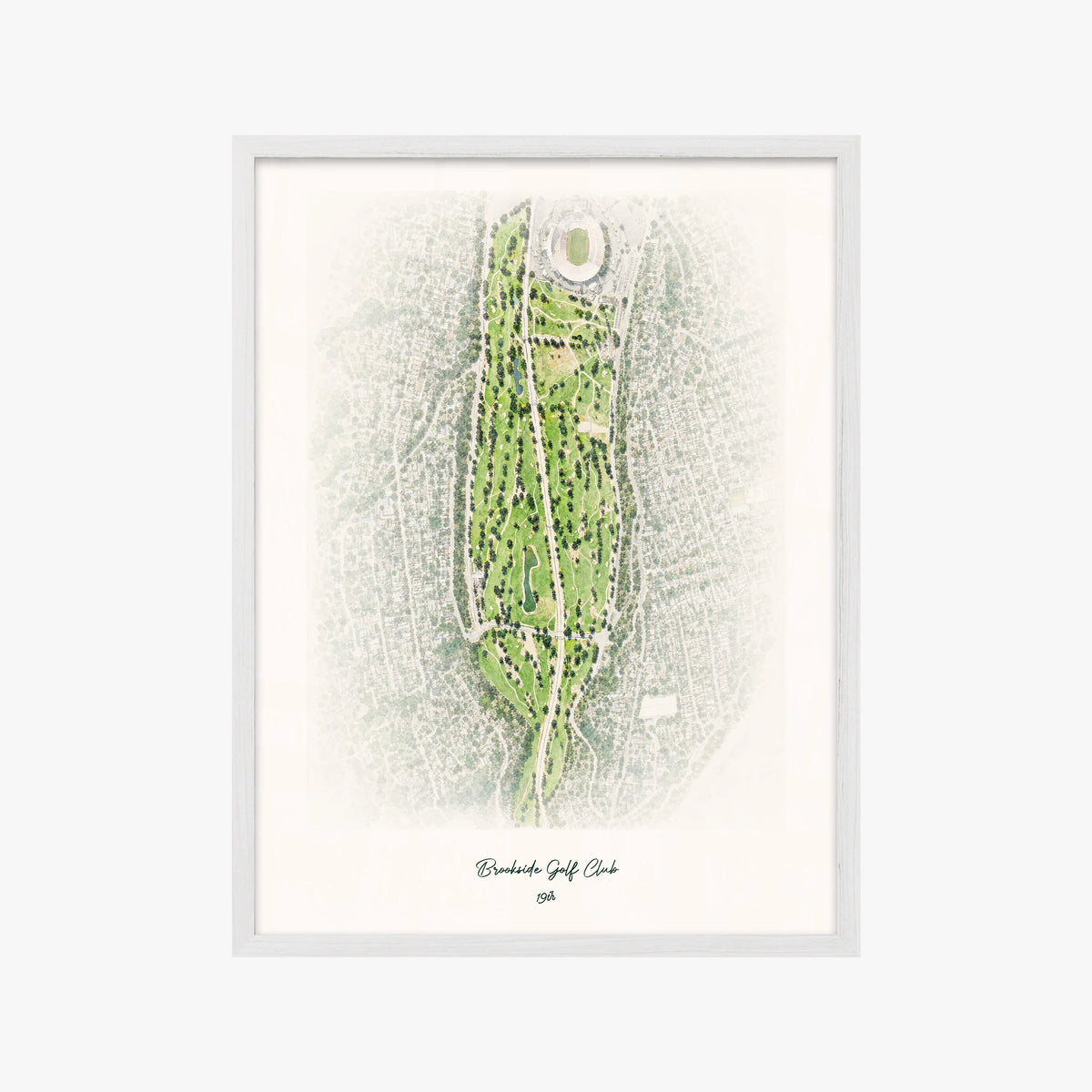 Brookside Golf Club white frame