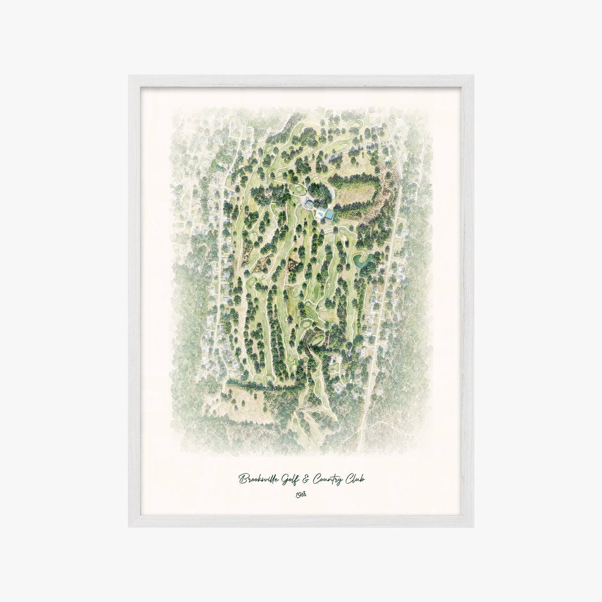 Brooksville Golf & Country Club white frame