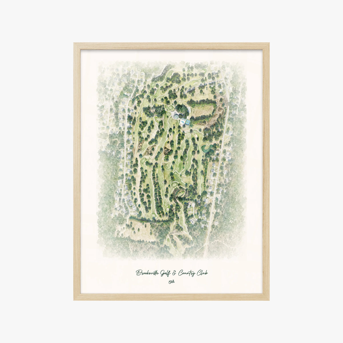 Brooksville Golf & Country Club wood frame