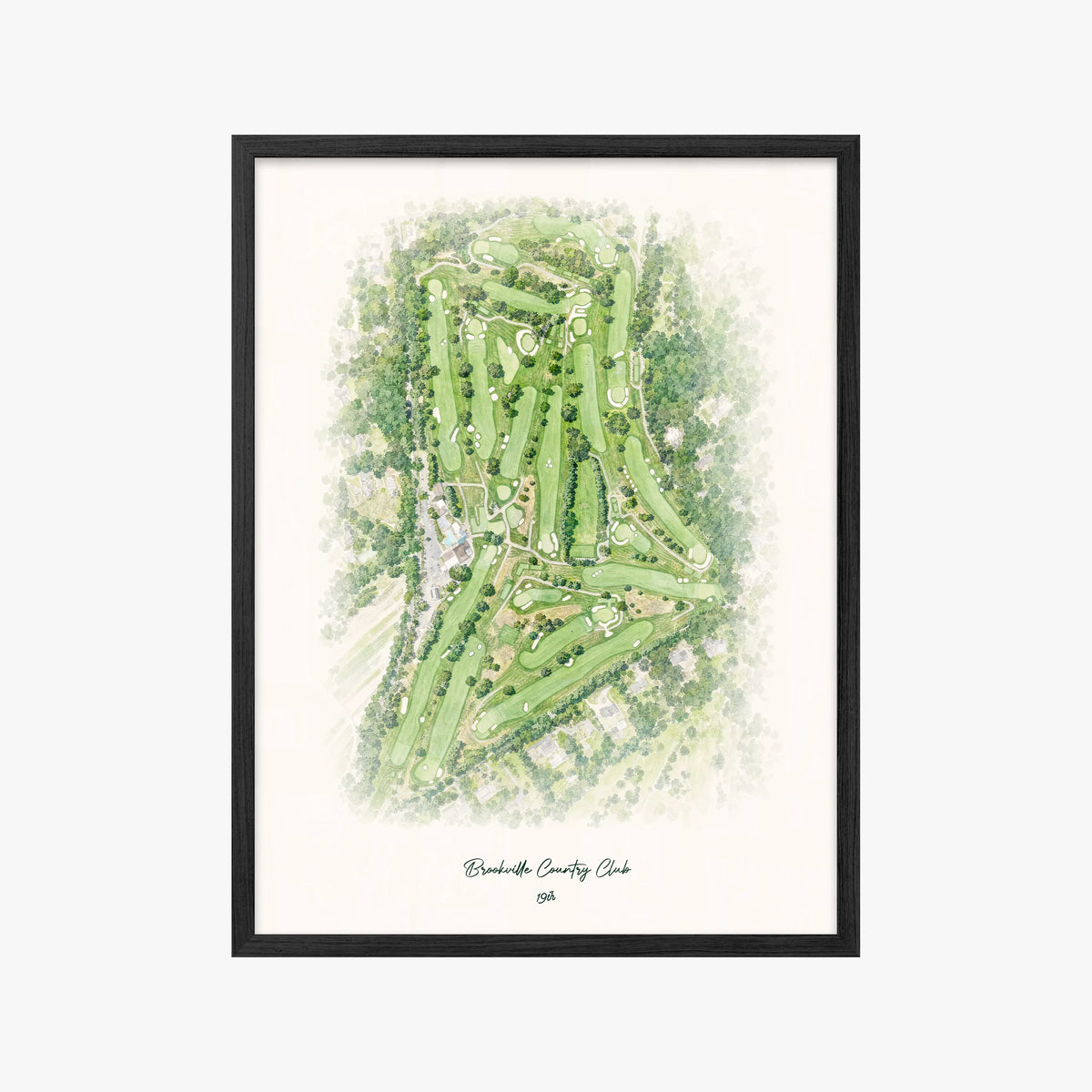 Brookville Country Club black frame