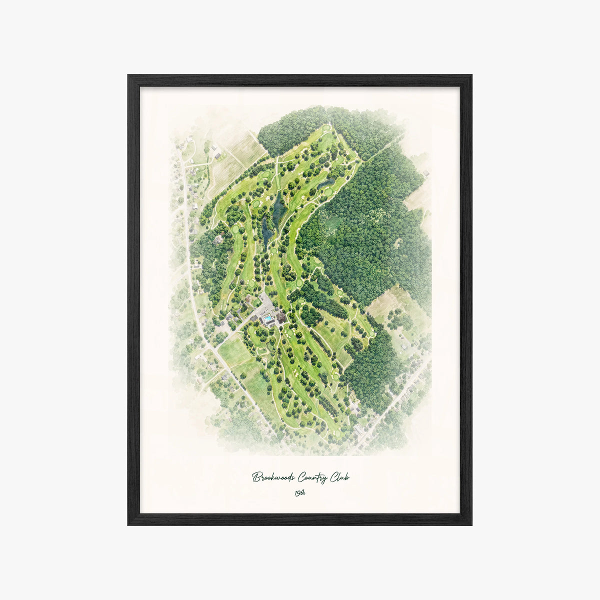 Brookwoods Country Club black frame