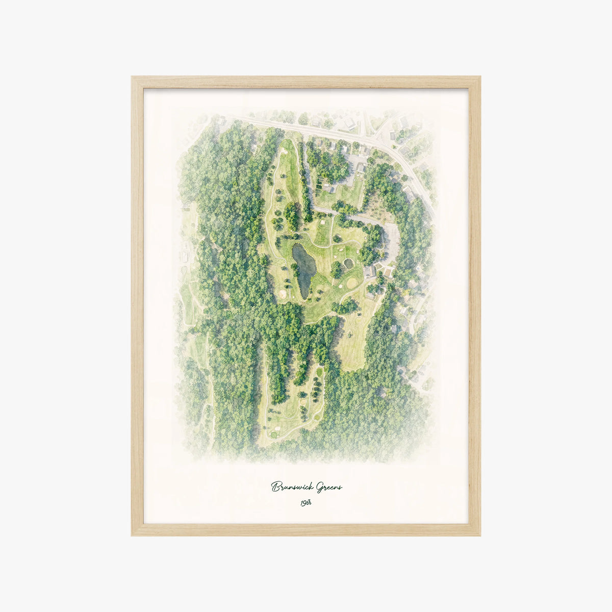 Brunswick Greens wood frame