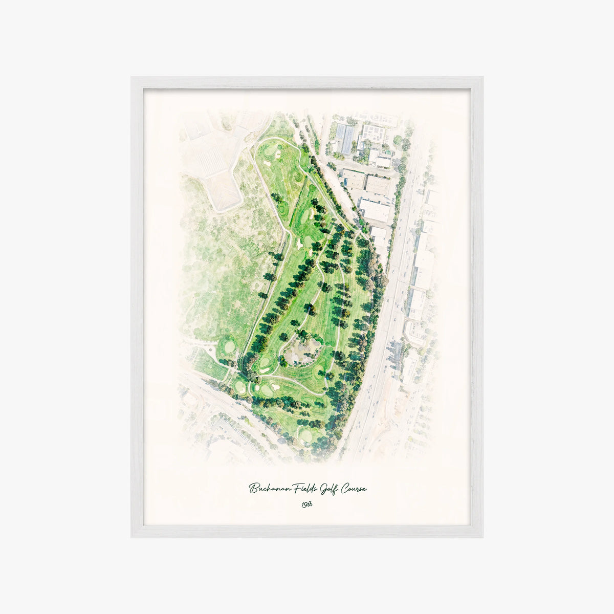 Buchanan Fields Golf Course white frame