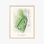 Buchanan Fields Golf Course wood frame