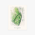 Buchanan Fields Golf Course printed artwork