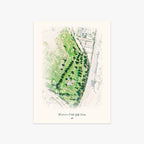 Buchanan Fields Golf Course printed artwork