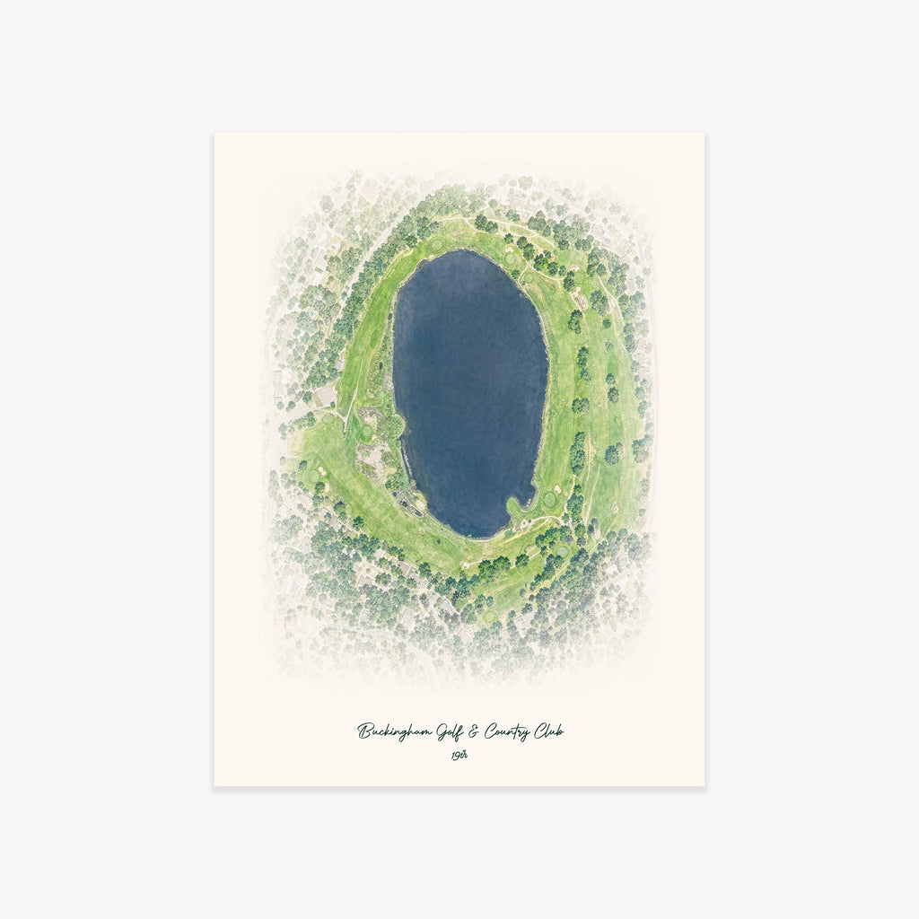 Buckingham Golf & Country Club printed artwork